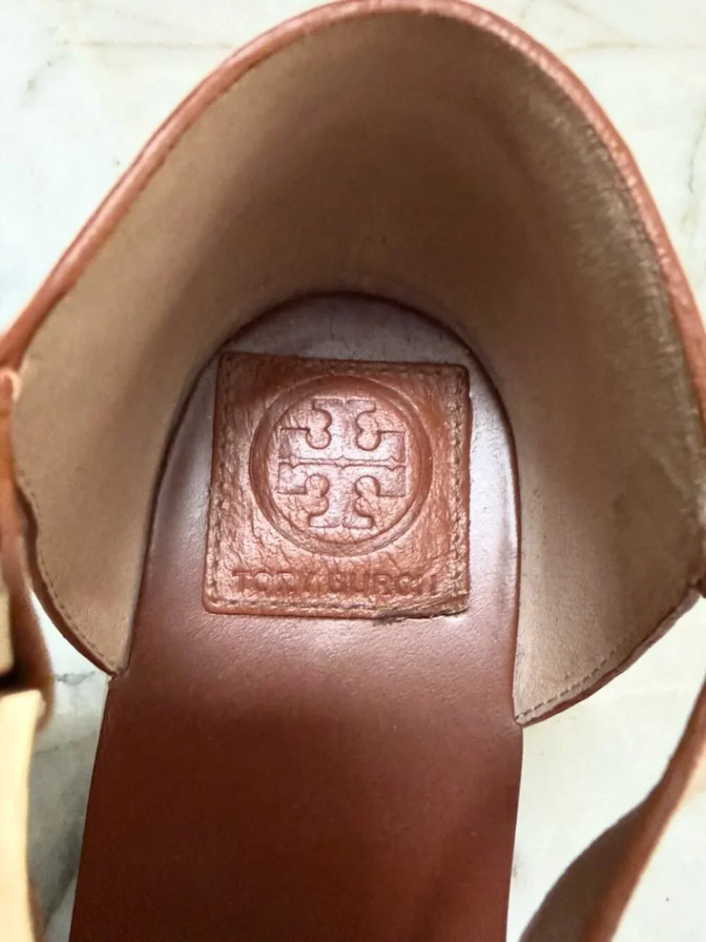 Tory Burch Aurora Leather Ankle-Strap Sandals